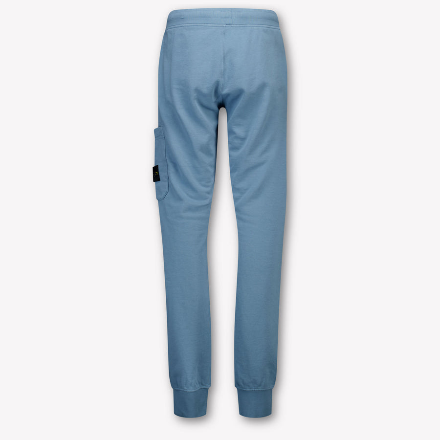 Stone Island Kids Boys Pants In Light Blue