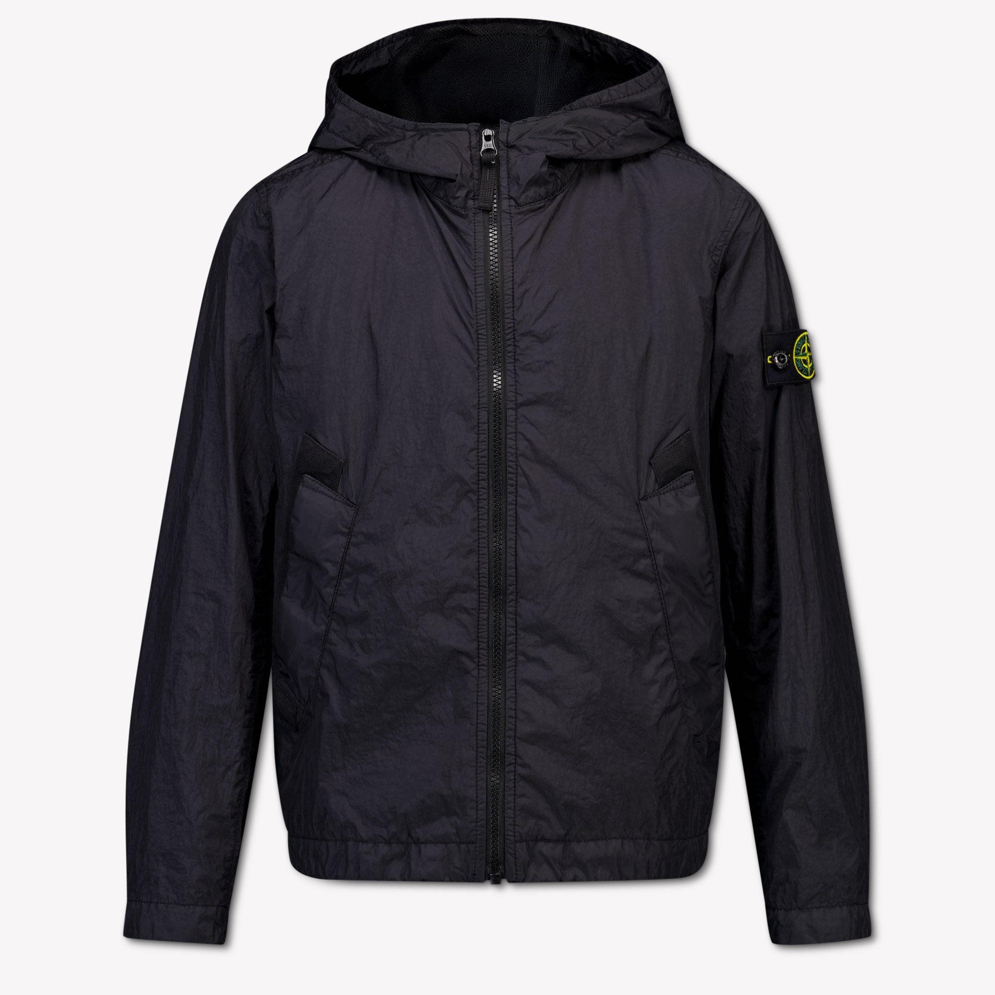 Stone Island Kinder Jongens Zomerjas In Zwart