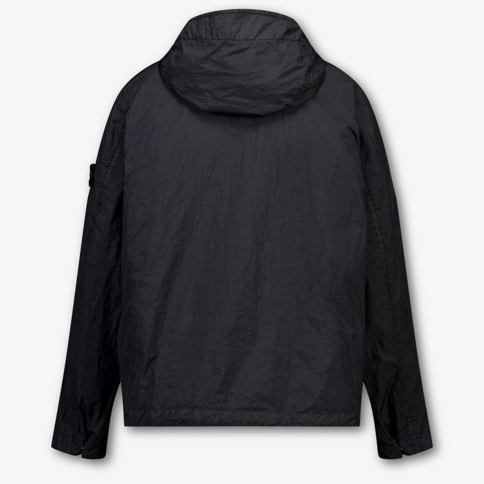 Stone Island Kids Boys Summer jacket In Black