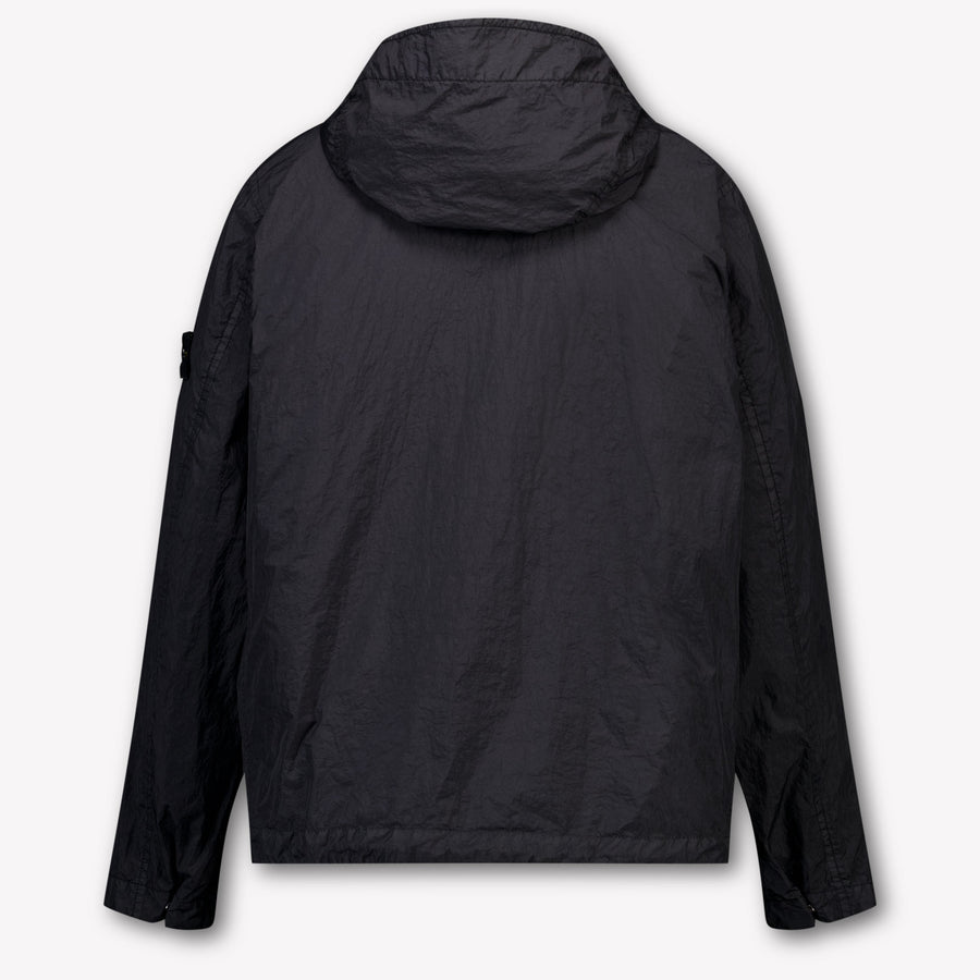 Stone Island Kids Boys Summer jacket In Black