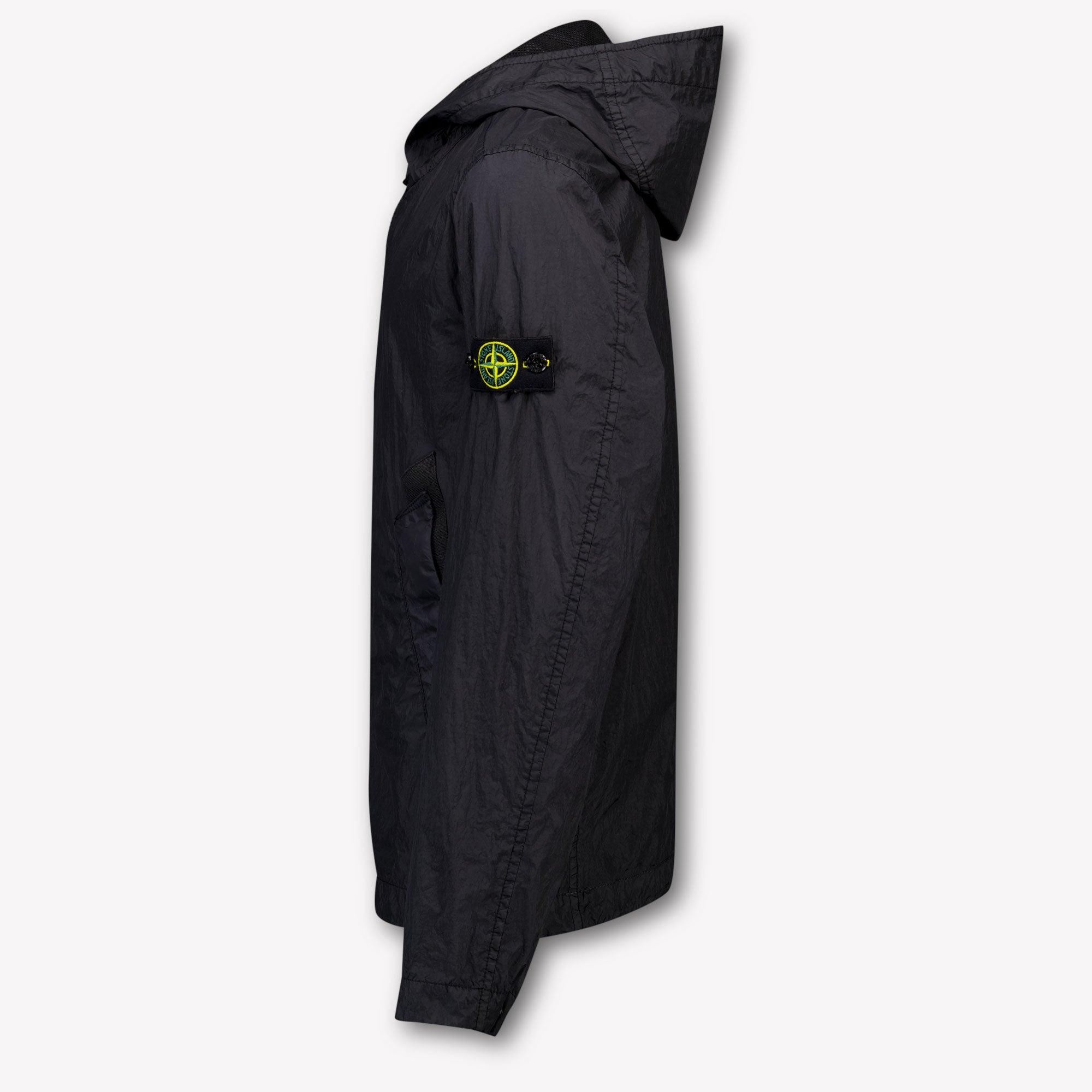 Stone Island Kids Boys Summer jacket In Black