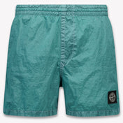 Stone Island Kids Boys Swimwear In Mint