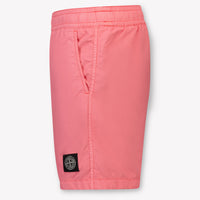 Stone Island Kids Boys Swimwear In Red