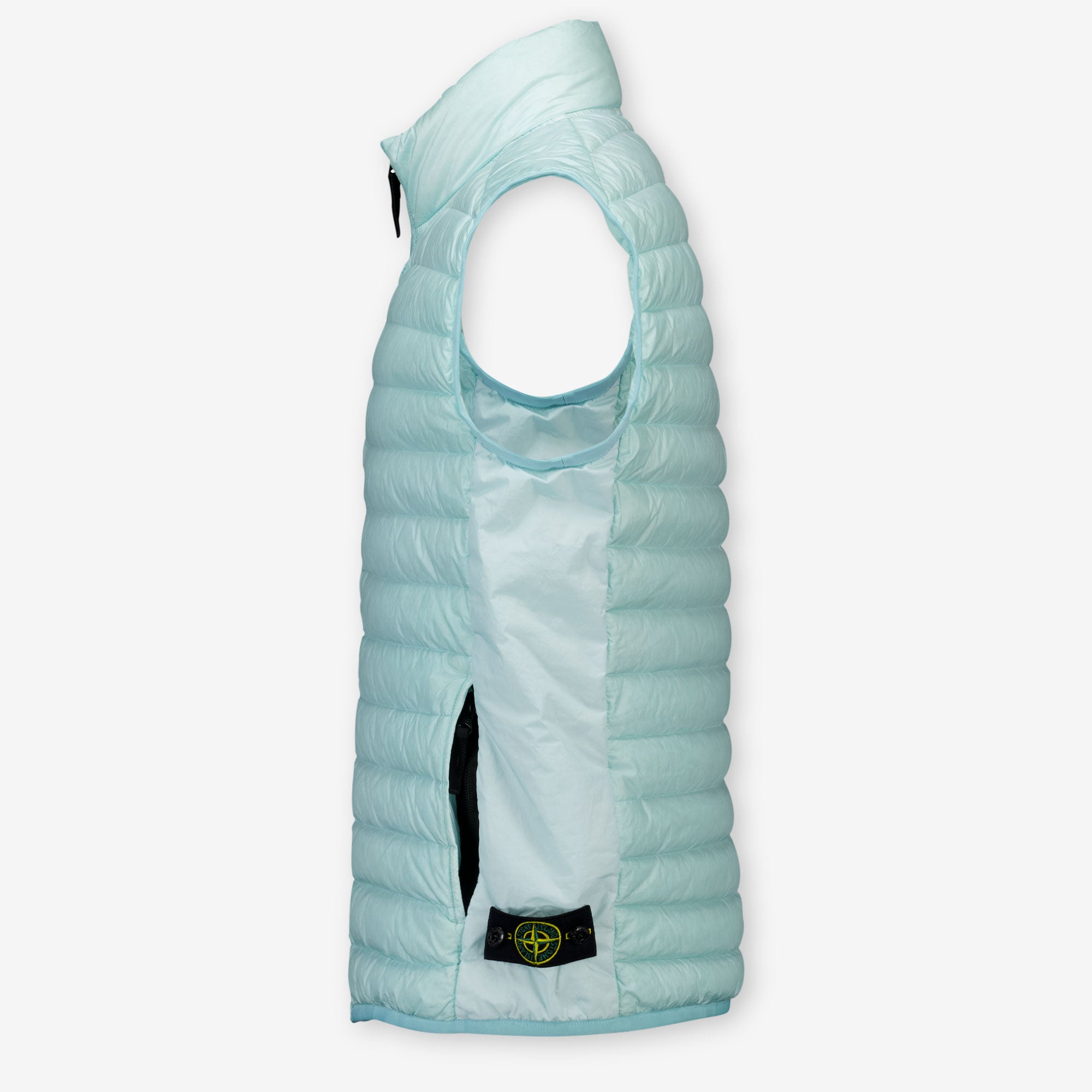 Stone Island Kids Boys Bodywarmer In Light Blue