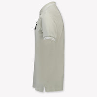 Stone Island Kinder Jongens Polo In Licht Grijs