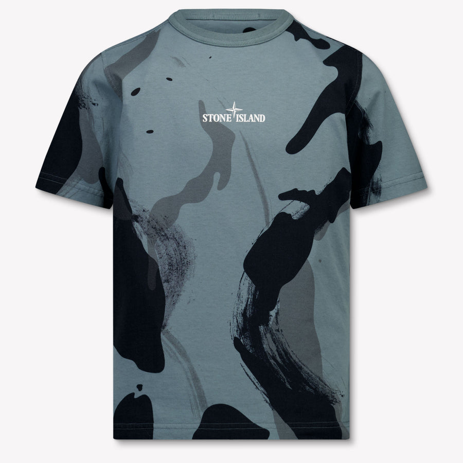 Stone Island Kids Boys T-Shirt In Army
