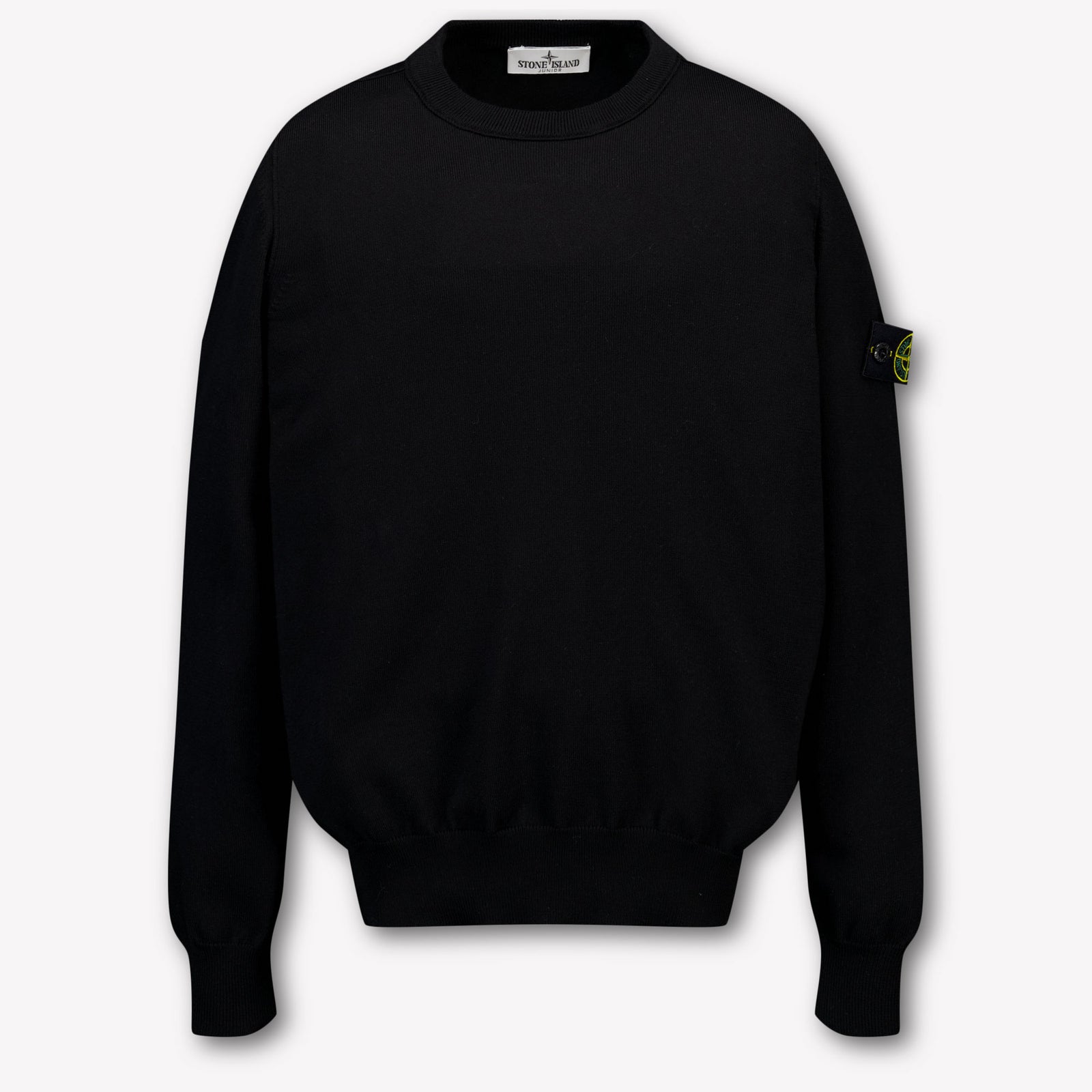 Stone Island Kids Boys Sweater In Black