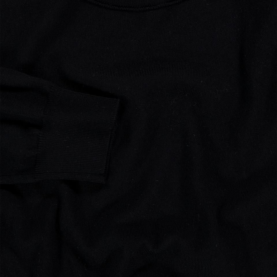 Stone Island Kids Boys Sweater In Black