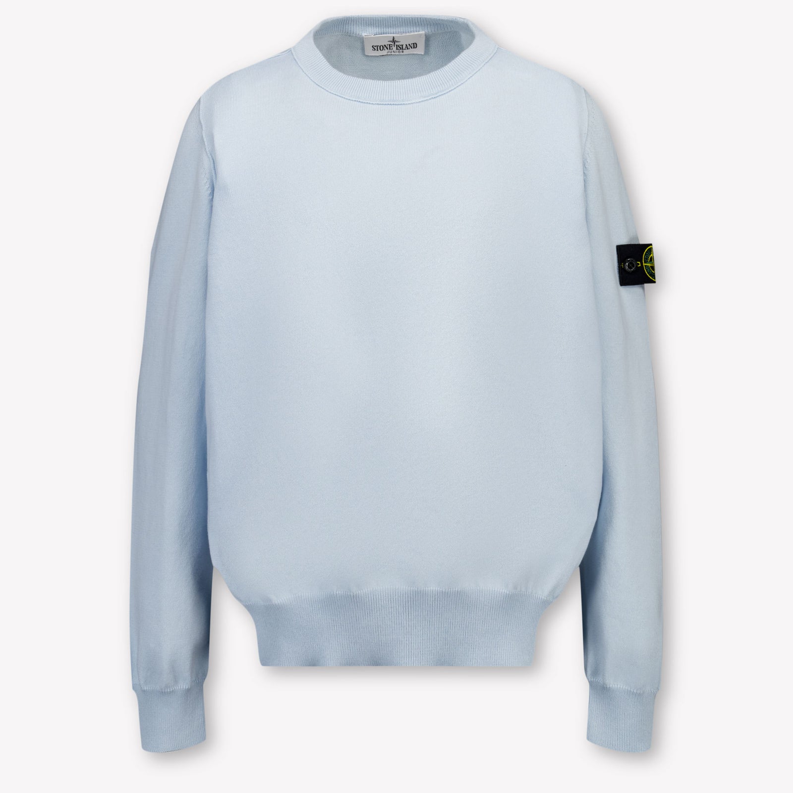 Stone Island Kids Boys Sweater In Light Blue