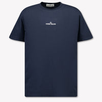 Stone Island Kids Boys T-Shirt In Navy