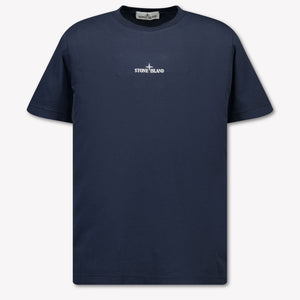 Stone Island Kids Boys T-Shirt In Navy