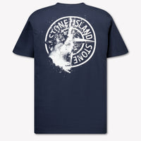 Stone Island Kids Boys T-Shirt In Navy