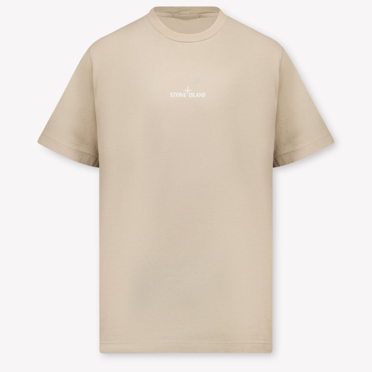 Stone Island Kids Boys T-Shirt In Sand