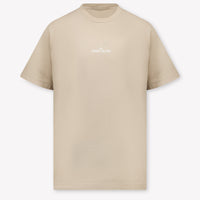 Stone Island Kids Boys T-Shirt In Sand