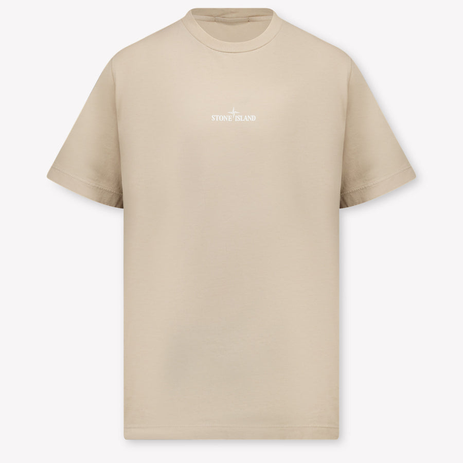 Stone Island Kids Boys T-Shirt In Sand