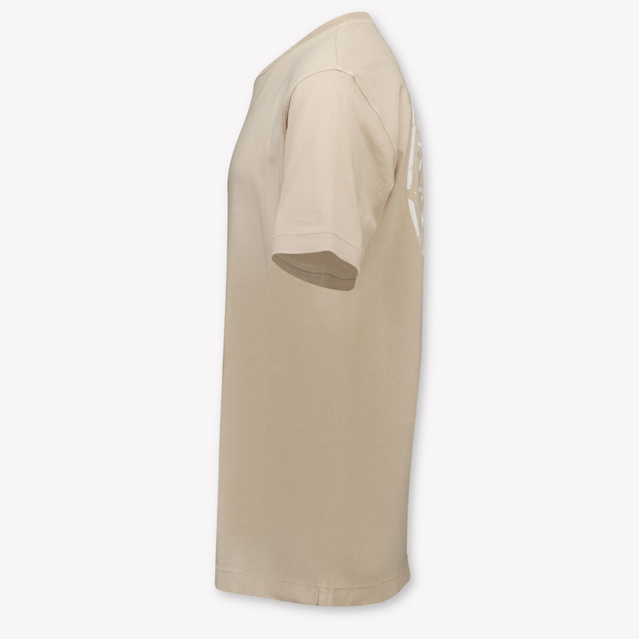 Stone Island Kids Boys T-Shirt In Sand