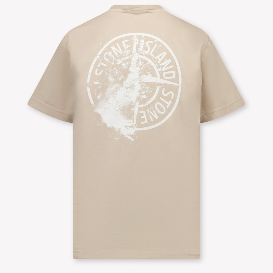 Stone Island Kids Boys T-Shirt In Sand
