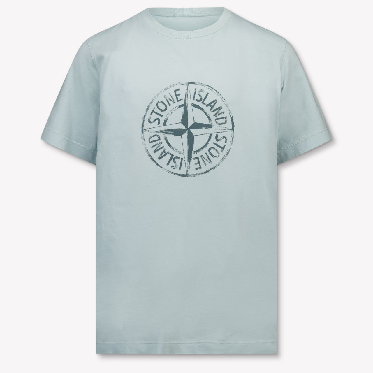 Stone Island Kids Boys T-Shirt In Light Blue