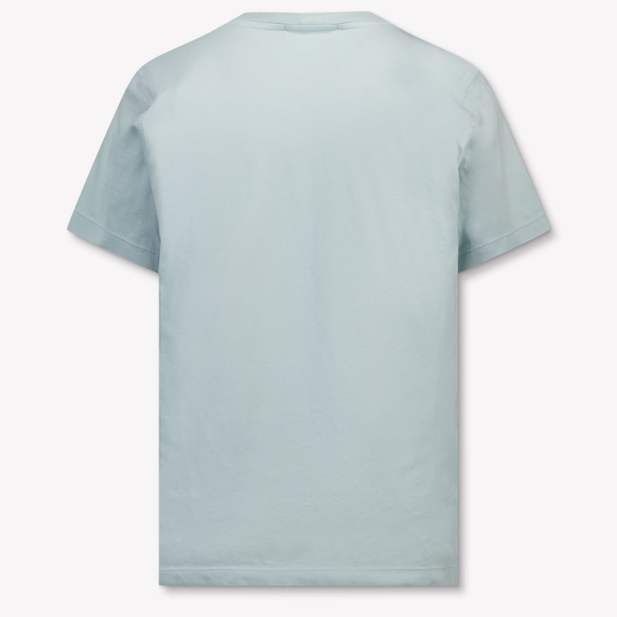 Stone Island Kids Boys T-Shirt In Light Blue
