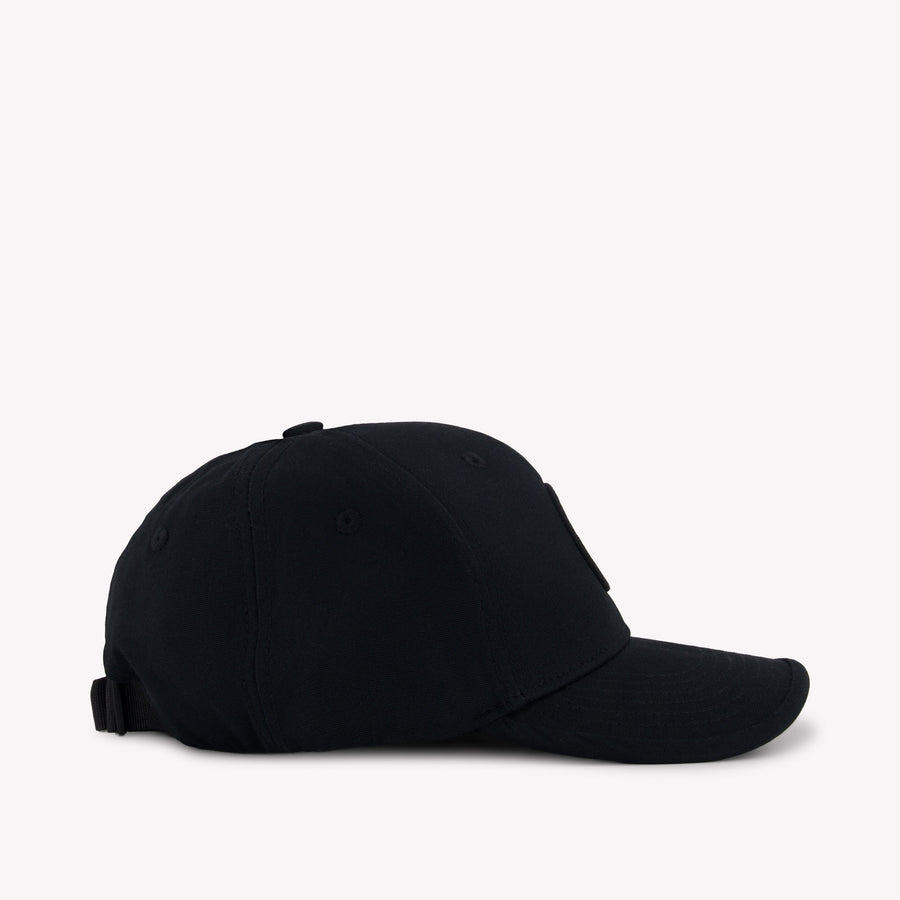 Stone Island Kids Boys Cap In Black