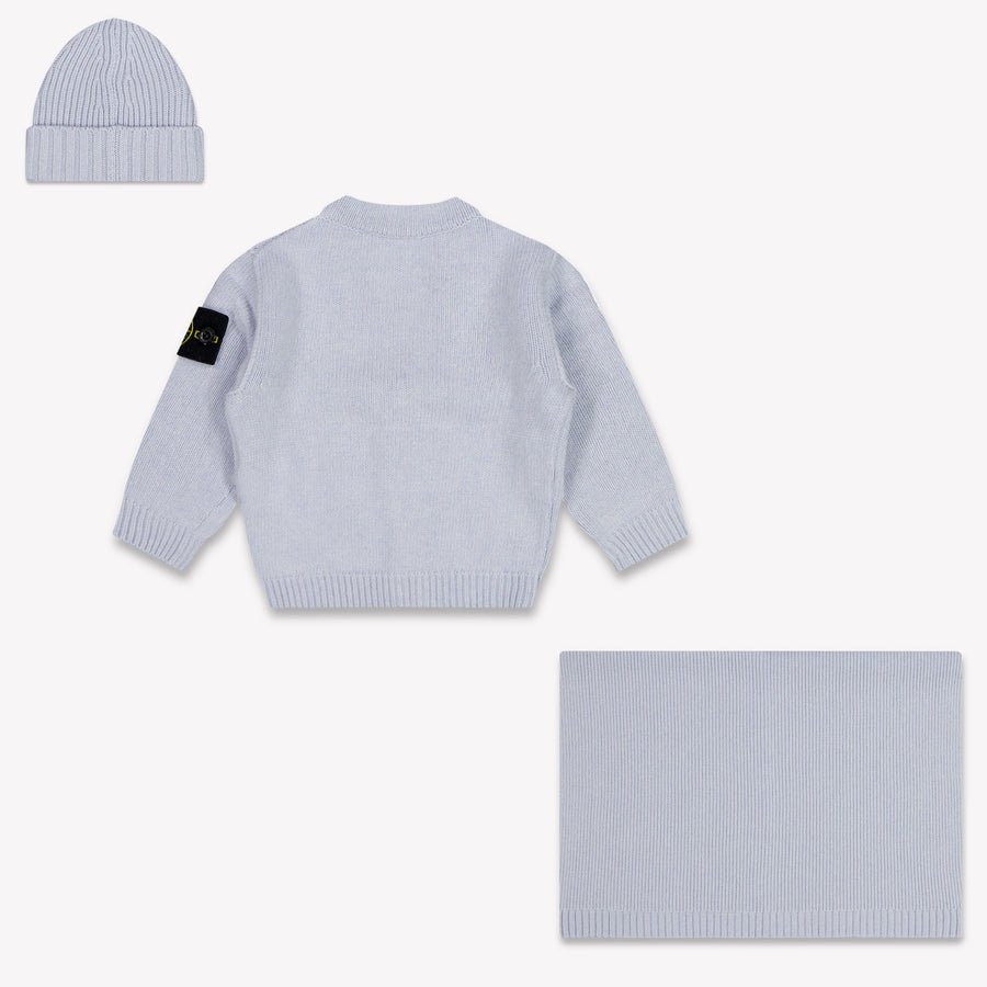 Stone Island Baby Boys Set  Light Blue