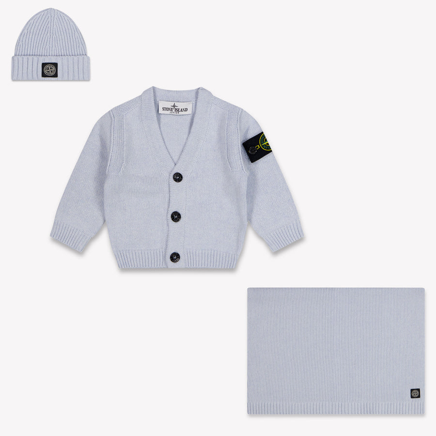 Stone Island Baby Boys Set  Light Blue