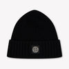 Stone Island Boys Beanie in Black