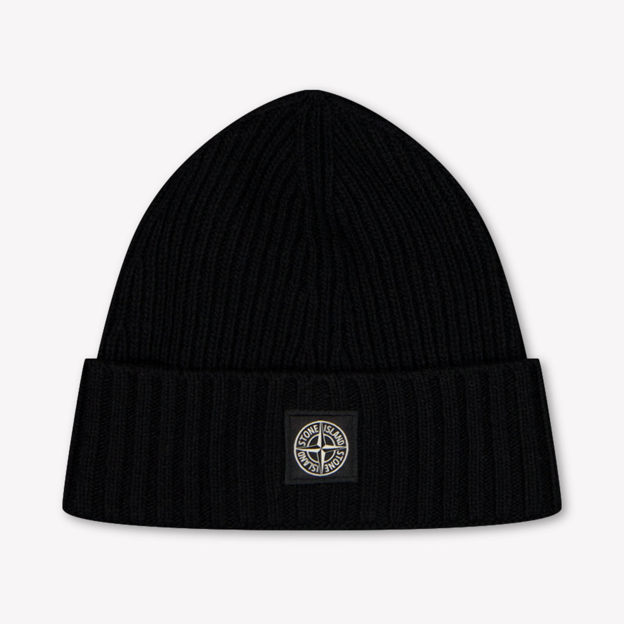 Stone Island Boys Beanie in Black