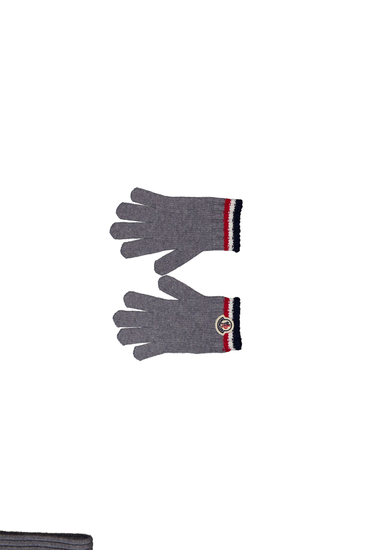 Moncler Kids Boys Hat In Gray