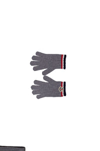 Moncler Kids Boys Hat In Gray