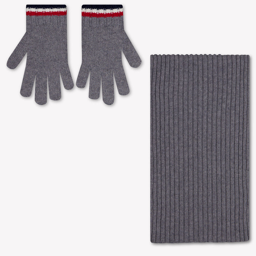 Moncler Kinder Jongens Muts In Grijs
