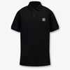 Stone Island Kids Boys Polo In Black