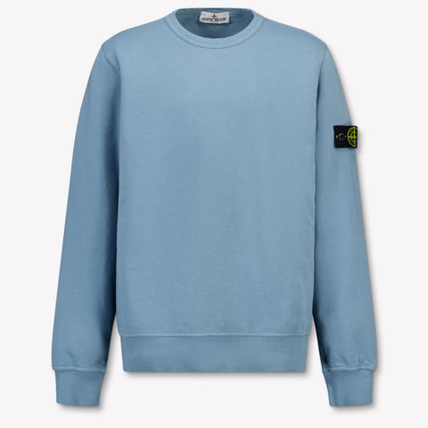 Stone Island Kinder Jongens Trui In Licht Blauw