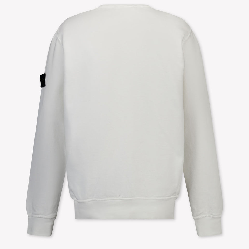 Stone Island Kinder Jongens Trui In Wit