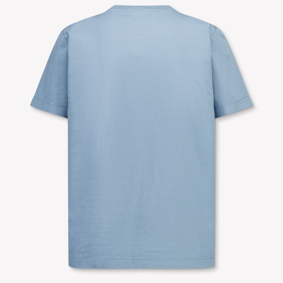 Stone Island Kids Boys T-Shirt In Light Blue