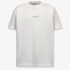 Stone Island Kinder Jongens T-Shirt In Wit