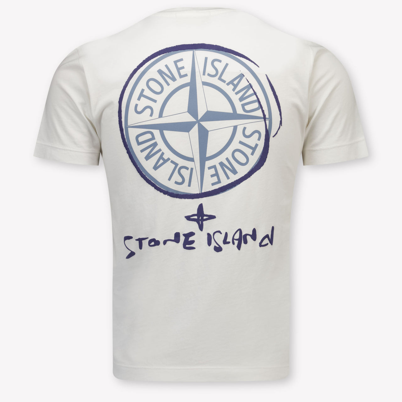 Stone Island Kids Boys T-Shirt In White