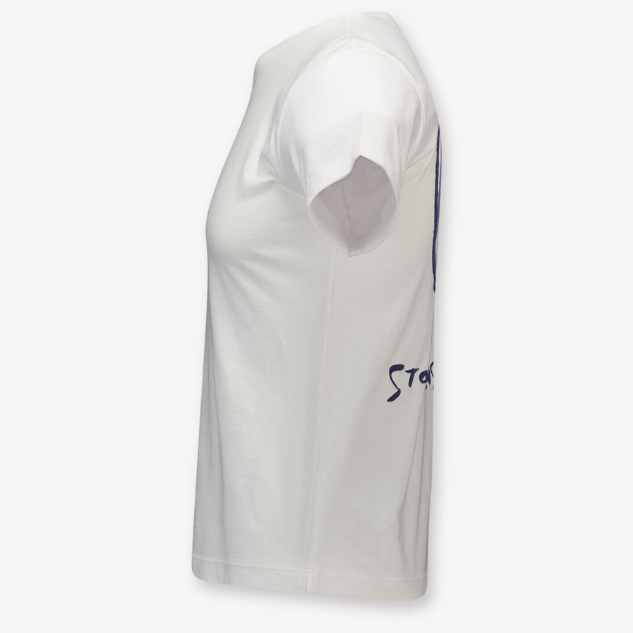 Stone Island Kids Boys T-Shirt In White