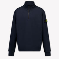 Stone Island Kids Boys Sweater In Navy