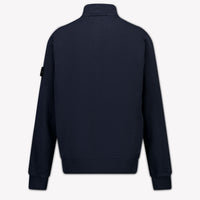 Stone Island Kids Boys Sweater In Navy
