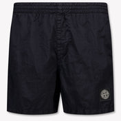 Stone Island Kids Boys Swimwear In Navy