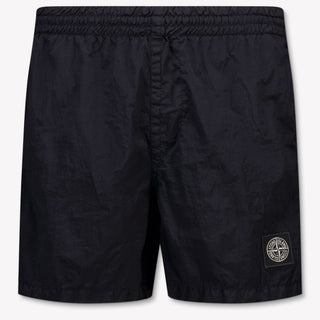 Stone Island Kids Boys Swimwear In Navy