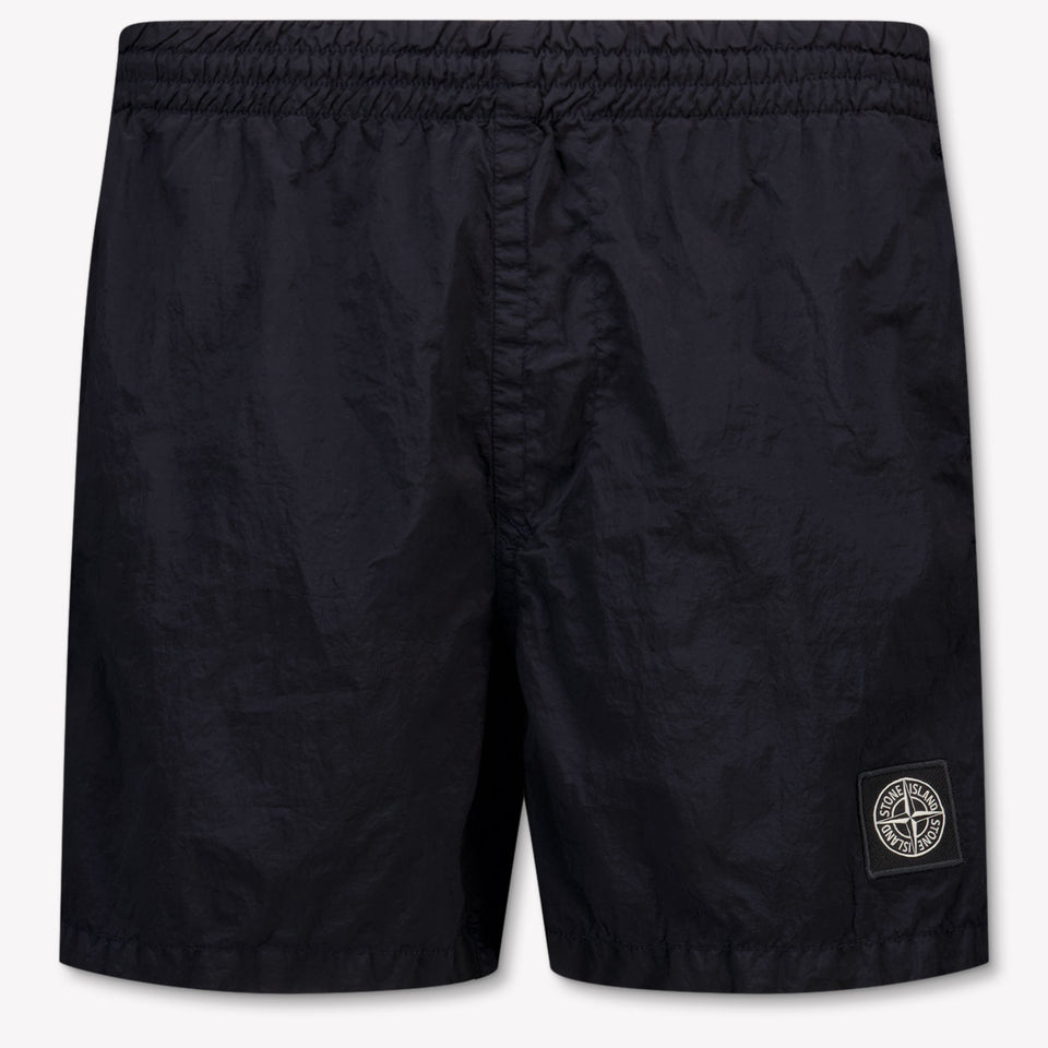 Stone Island Kids Boys Swimwear In Navy