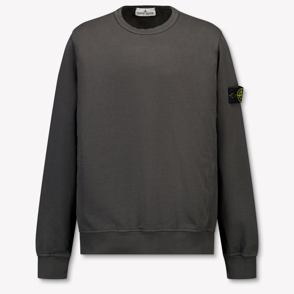Stone Island Kids Boys Sweater In Anthracite
