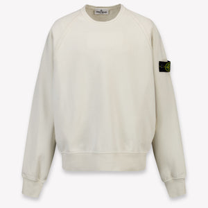 Stone Island Kids Boys Sweater In OffWhite