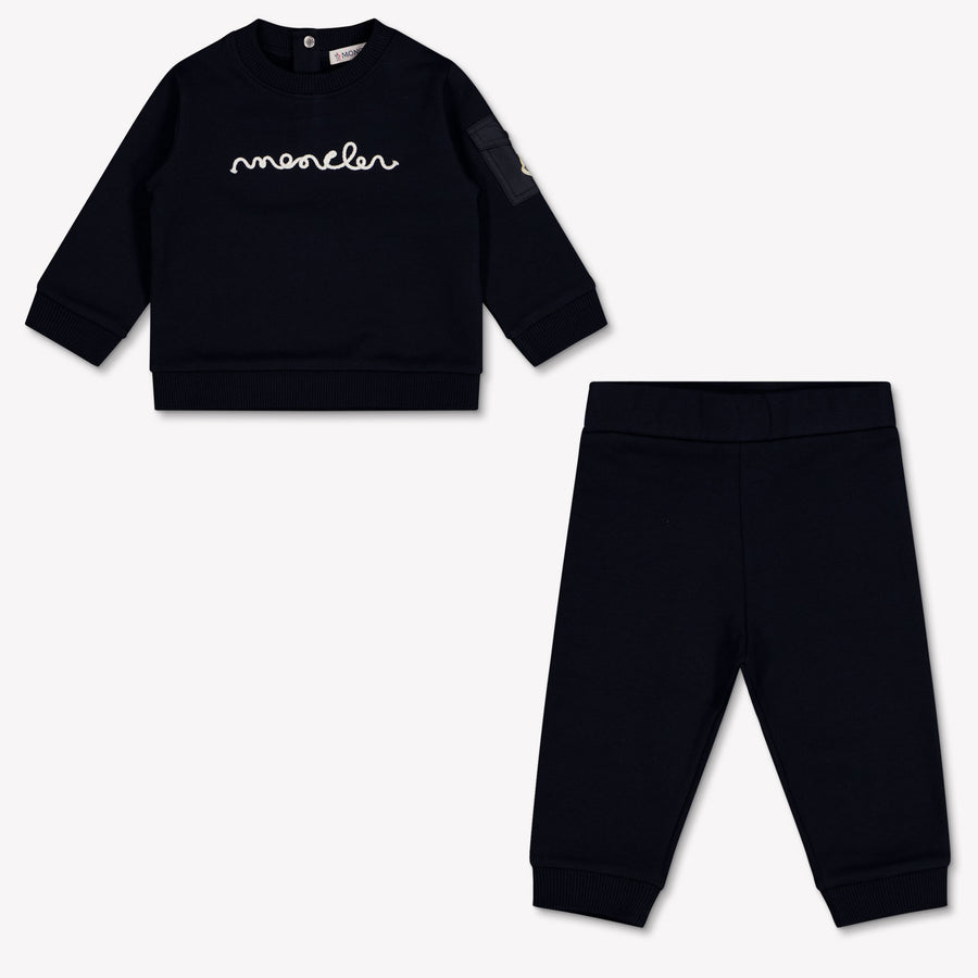 Moncler Baby Unisex Joggingpak In Navy