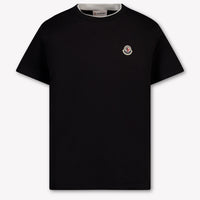 Moncler Kinder Jongens T-Shirt In Zwart