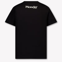 Moncler Kinder Jongens T-Shirt In Zwart