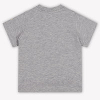 Moncler Baby Jongens T-Shirt In Licht Grijs