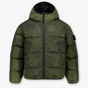 Stone Island Kinder Jongens Winterjas In Army
